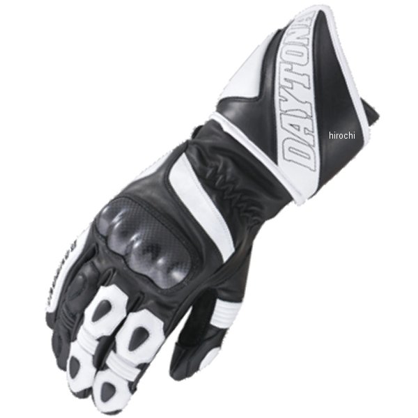 15834 HBG-040 デイトナ ヘンリービギンズ スポーツロンググローブ 黒/白 XLサイズ