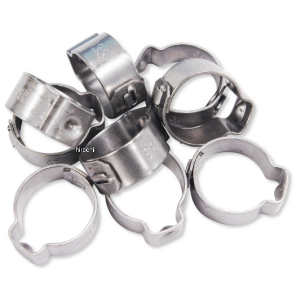 16-0061 ガッツクローム ホースクランプ 7/16 25個セット