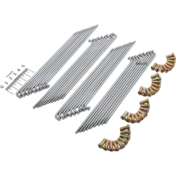 16-1501 マッドマックス MAD MAX スポーク、ニップルセット スーパーカブ50 リア用