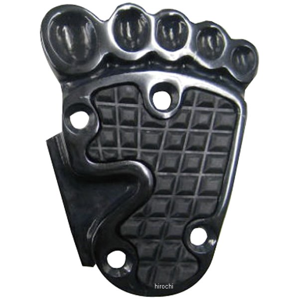 16-4701B マッドマックス MAD MAX 足型 ブレーキペダルカバー汎用 黒