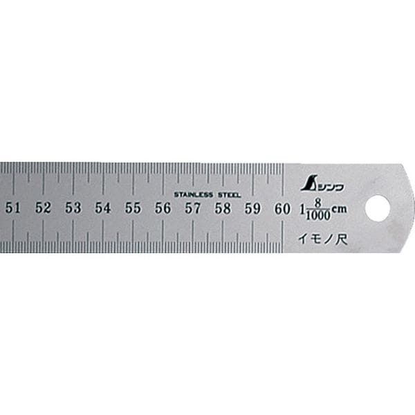 16047 162-9112 シンワ測定(株) シンワ イモノ尺600mm8伸