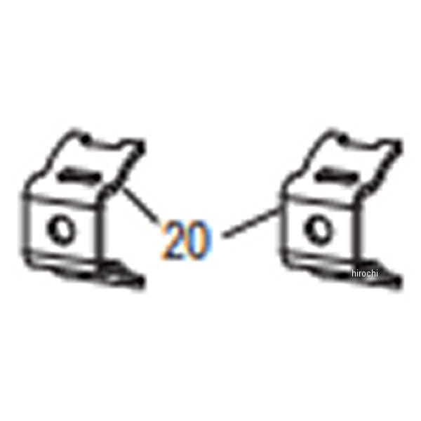 161-43H-0010 ヨシムラ 補修パーツ ヒートガードステー 21年、23年 CRF250L、CRF250RALLY