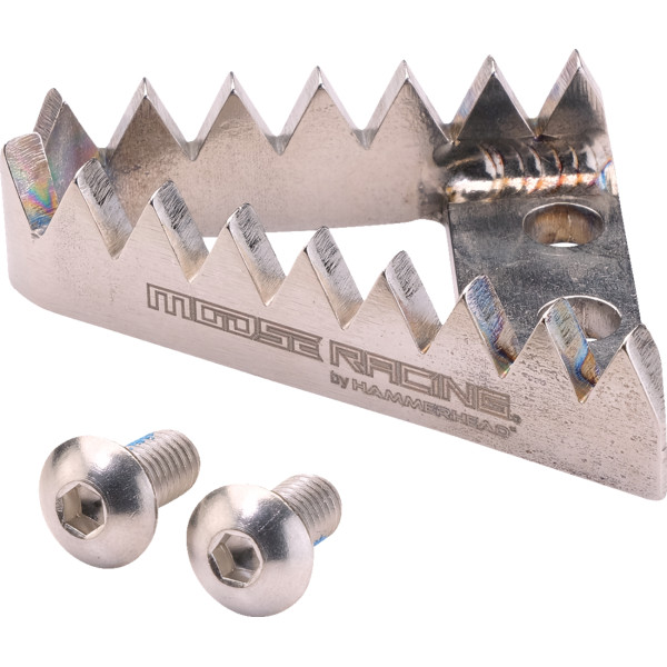 1610-0732 MOOSE OFFROAD TITANIUM リア ブレーキ ペダル TIP シルバー