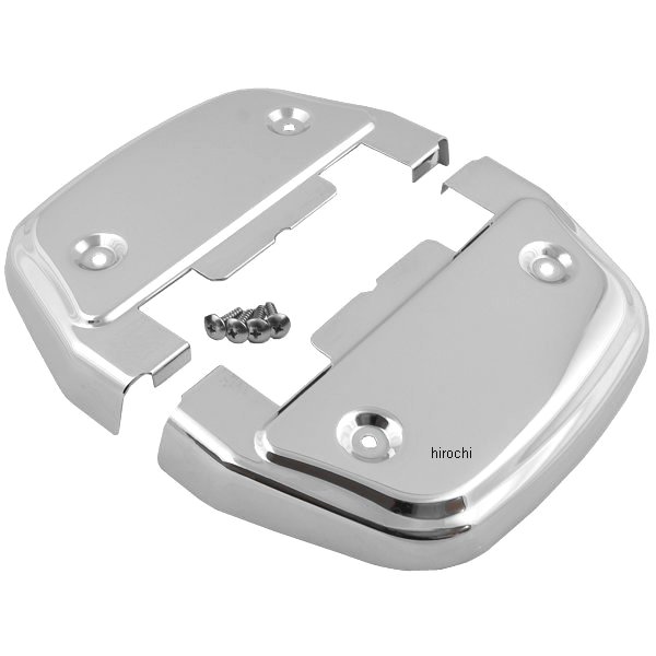 1621-0123 DRAG パッセンジャーフットボード カバー (左右ペア) クローム 50782-91