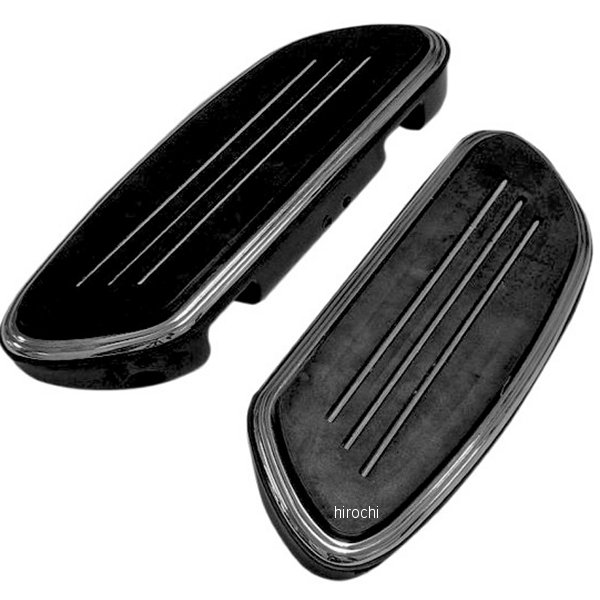 1621-0350 DRAG パッセンジャーフットボード スウェプトウイング 黒