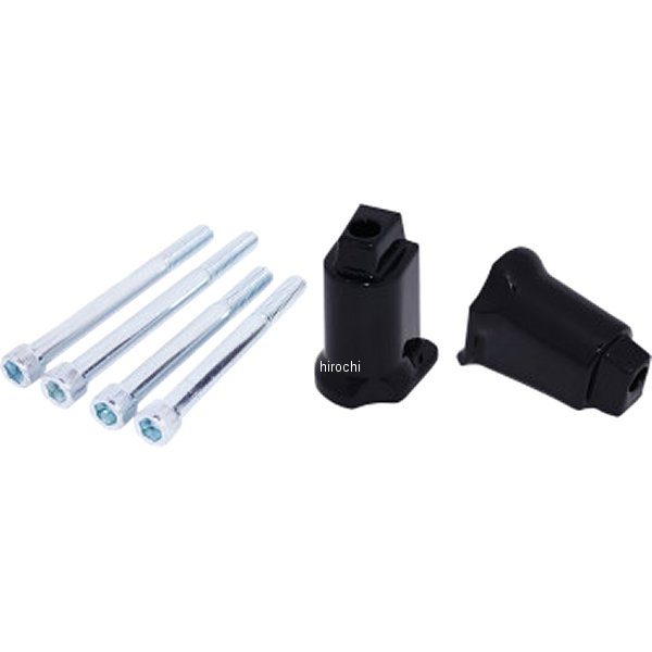 1621-1007 DRAG Specialties パッセンジャーフットボードマウント 18年以降 ハーレー ソフテイル グロスブラック