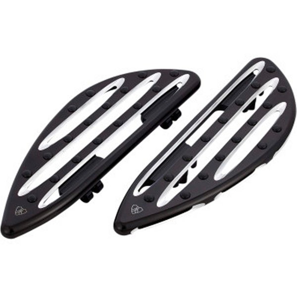 1621-1008 410-003 アレンネス Arlen Ness ドライバーフットボード FLDE/FLFB ディープカット 黒