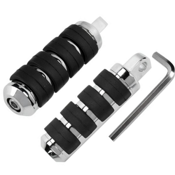 1622-0146 DRAG 補修用フットペグ クローム(左右ペア)