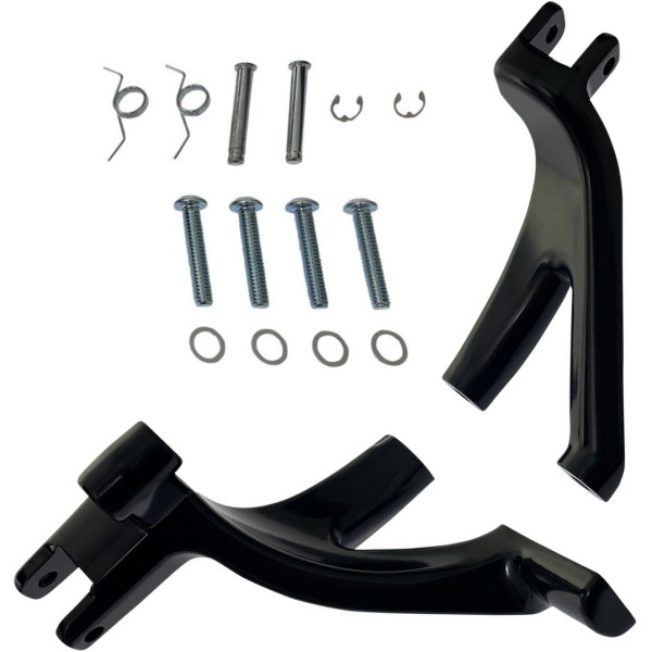 1622-0572 DRAG SPECIALTIES フォワードコントロールキット 18年-22年 ハーレー FXBB 黒