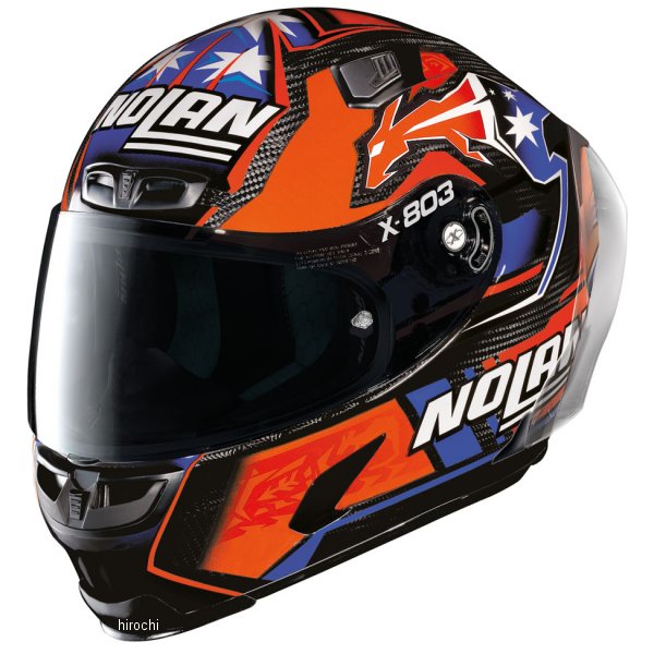 16387 ノーラン NOLAN フルフェイスヘルメット X803RS Ultra Carbon STONER 24 Mサイズ