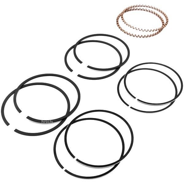 165410 6164010 ヘイスティングス Hastings ピストンリング 3.498インチ(88.84mm)ボア 88年以降 XL、83年-99年 BigTwin +0.010インチ
