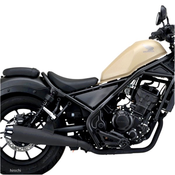 16982 デイトナ メガホンマフラーブラックエンド REBEL