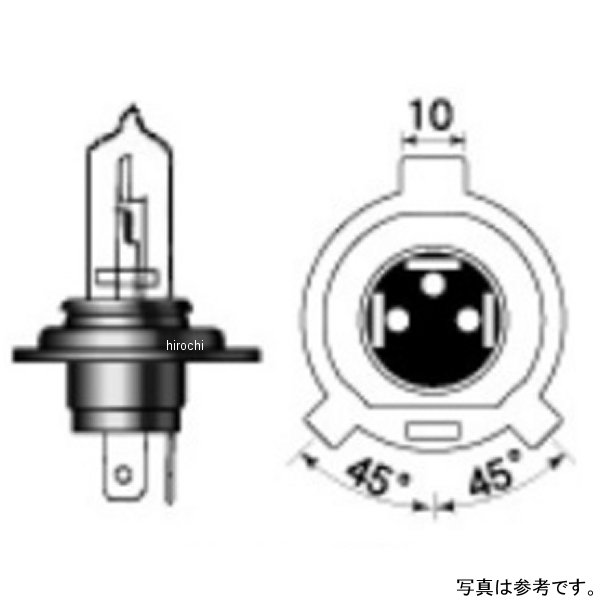 16AC M&H マツシマ ヘッドライトバルブ HS1 12V35/35W クリア