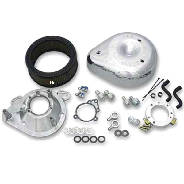 17-0450 ガッツクローム S&Sエアクリーナーキット クローム ティアドロップ 93年-14年 ビッグツイン