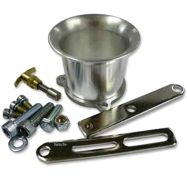 17-0484 ガッツクローム S&S E、Gキャブ用ファンネルセット 2.5インチ