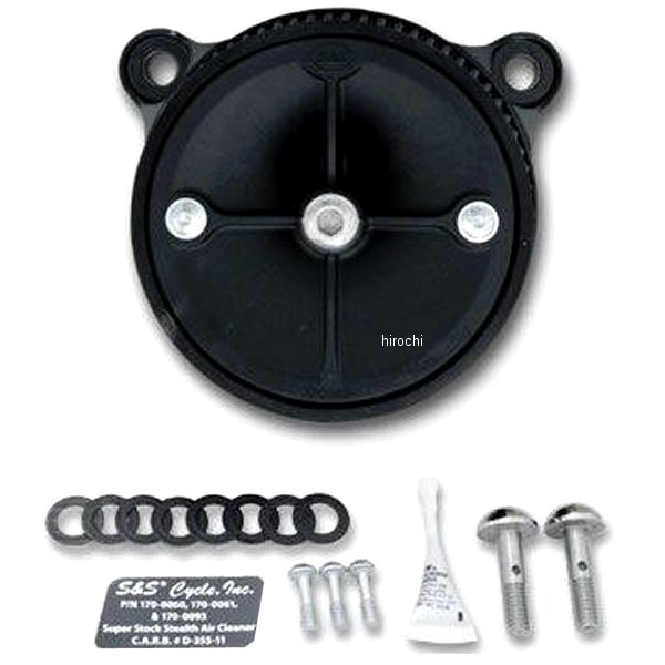 170-0060 ガッツクローム S&S ステルスエアクリーナーキット 99年-14年 ツインカム