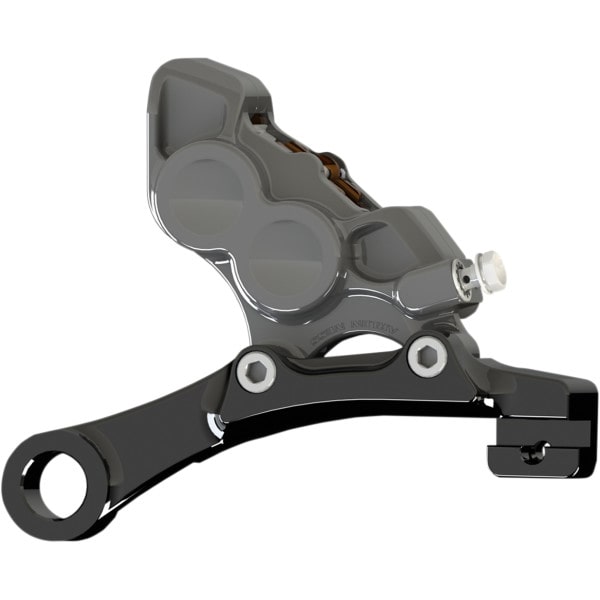 1701-0621 02-305 アレンネス Arlen Ness 4ピストン キャリパー 11.8インチローター用 リア 黒