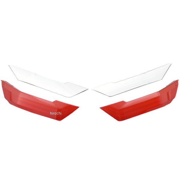 17074 ジビ GIVI Z4702R ボトムリフレクター 赤 左右セット