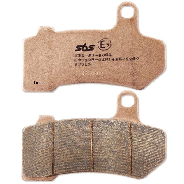 1721-1774 ガッツクローム SBS ブレーキパッド シンタード 08年-15年 ツーリング リア