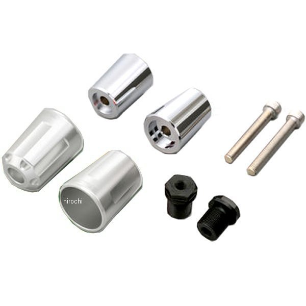 17257 デイトナ ヘビーウエイトバーエンド リボルバー M17 カワサキ車 シルバー