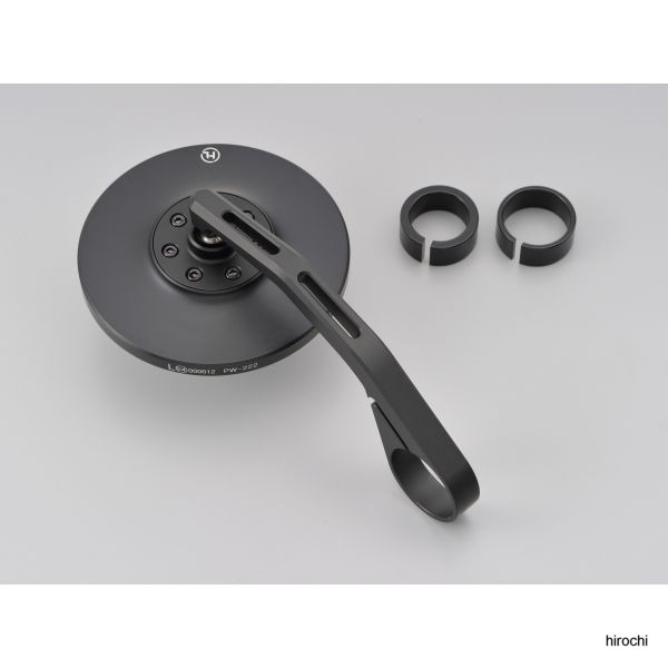 17303 デイトナ HIGHSIDER バーエンドミラーCONERO ロング 黒