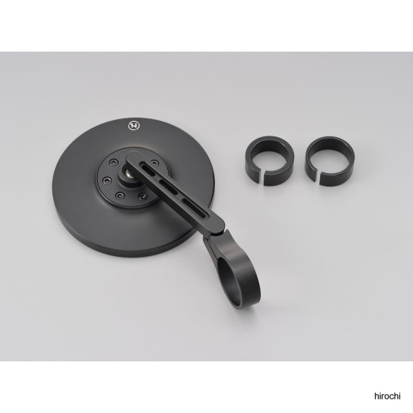 17304 デイトナ HIGHSIDER バーエンドミラーCONERO ショート 黒