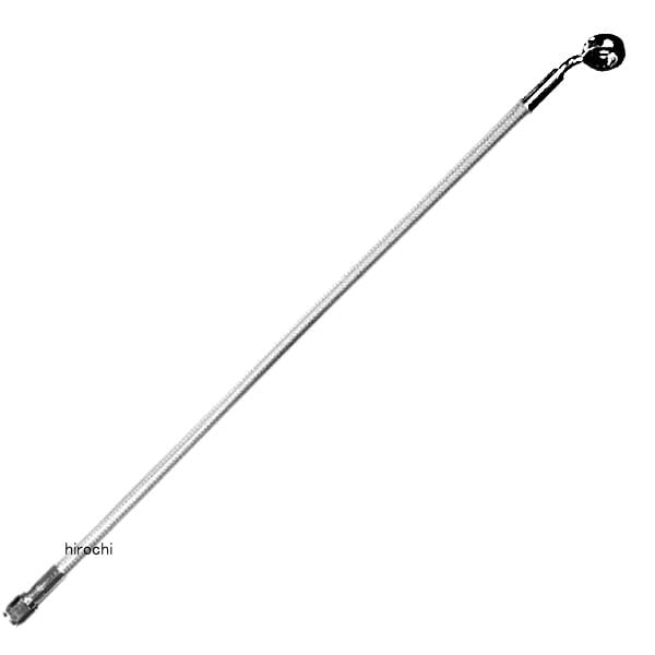 1741-0802 37927 マグナム MAGNUM フロント ブレーキライン アッパー 7/16インチ/35°27インチ(686mm) クローム