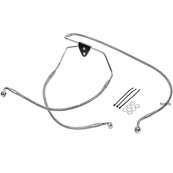 1741-2629 DRAG フロント ブレーキライン ステンレス 96年-07年 FLH +2インチ
