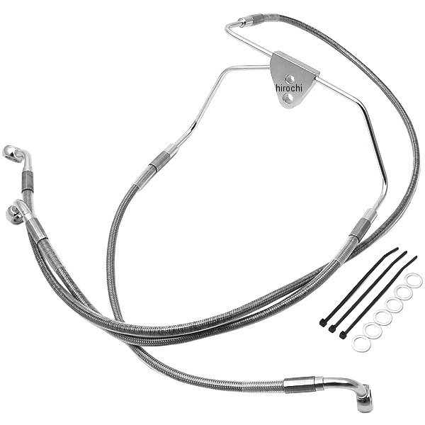 1741-2632 DRAG フロント ブレーキライン ステンレス 96年-07年 FLH +8インチ