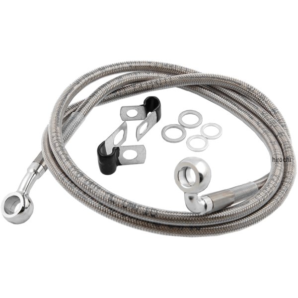 1741-2655 DRAG フロント ブレーキライン ステンレス 99年-07年 FXST +4インチ(49.25インチ)