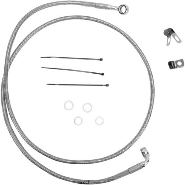 1741-2678 DRAG フロント ブレーキライン ステンレス 88年-03年 XL +8インチ(50インチ)