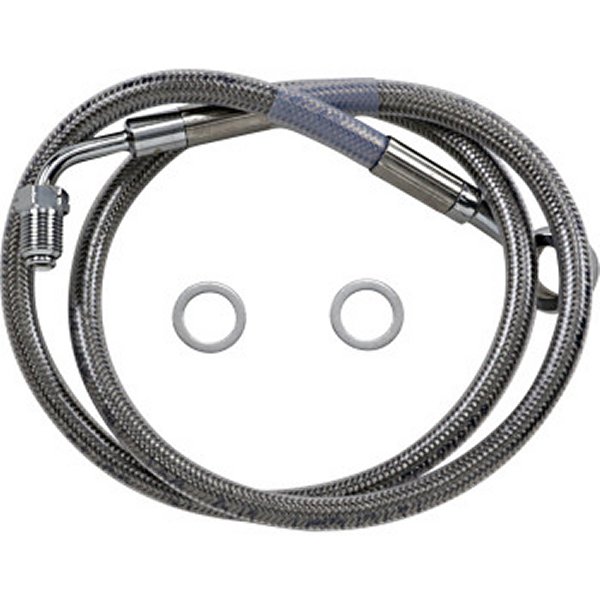 1741-5829 DRAG フロント ブレーキライン ステンレス 18年以降 FXFB ABS付 アッパー +10インチ(31.5インチ)