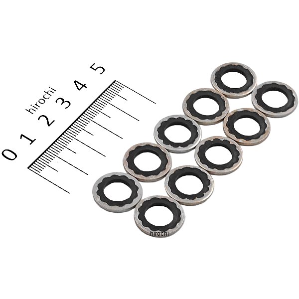 1742-0042 1742 マグナム MAGNUM バンジョー ワッシャー 3/8インチ(9.5mm)/10mm (10個入り)