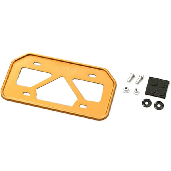 17660 デイトナ ナンバープレートホルダーM ゴールド