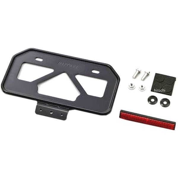 17662 デイトナ ナンバープレートホルダーM+ リフレクタ 黒