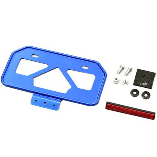 17665 デイトナ ナンバープレートホルダーM+ リフレクタ 青