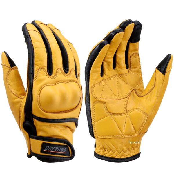 17760 デイトナ HBG110カウレザーPRTタッチ/黄/Mサイズ
