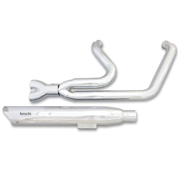 1800-0493 ガッツクローム パイソン 2in1マフラー 86年以降 ソフテイル