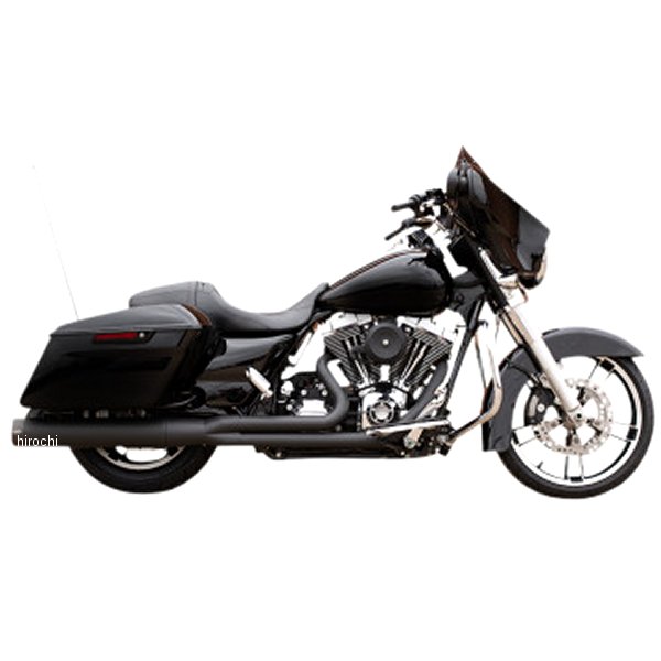 1800-2549 550-0772B S&S Cycle EXH.50ST 2-1 07年-16年 ハーレー ツーリング 黒