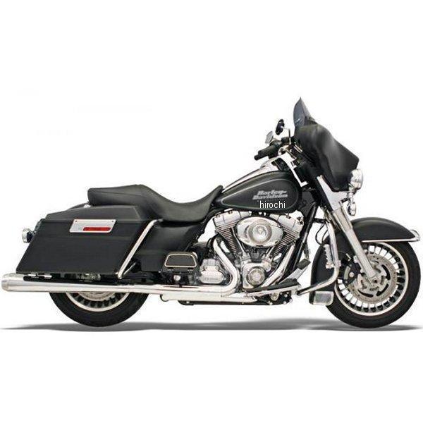 1801-0185 FLH-517L バッサニ Bassani 4インチ スリップオンマフラー 95年-16年 メガホン/クローム/ポリッシュ/音大