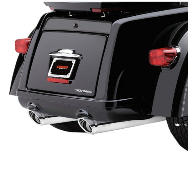 1801-0823 6301 コブラ COBRA 3.75インチ スリップオンマフラー 09年-16年 FLHTCUTG