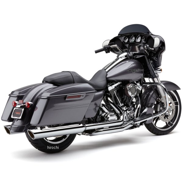 1801-0841 6106 コブラ COBRA 4インチ スリップオンマフラー 909 Twin 95年-16年 クローム