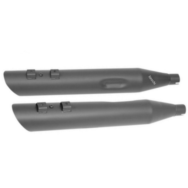 1801-1184 DRAG 3.5インチ スリップオンマフラー 95年-16年 FLH スラッシュダウン 黒(つや消し)
