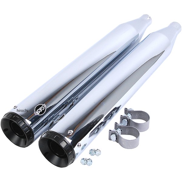 1801-1205 550-0689 S&Sサイクル S&S Cycle 4インチ スリップオンマフラー Grand National 95年-06年 クローム