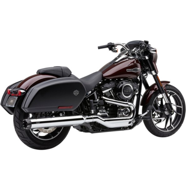 1801-1302 6521 コブラ COBRA 4インチ スリップオンマフラー Dual Cut FLSB クローム