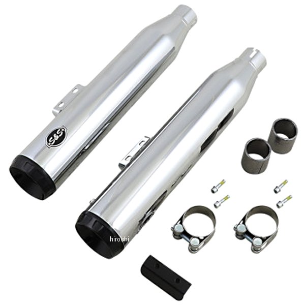 1801-1477 550-0755B S&S Cycle マフラー クローム GN 50S ミルウォーキーエイト ソフテイル