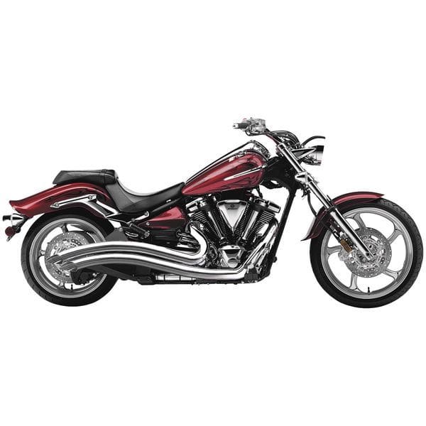 1810-1514 2225 コブラ COBRA フルエキゾースト スピードスター スウェプト スラッシュカット 08年-16年 レイダー XV1900C クローム