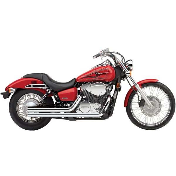 1810-2308 1711T コブラ COBRA フルエキゾースト ストリートロッド ストレートカット 07年-17年 シャドウ VT750 クローム