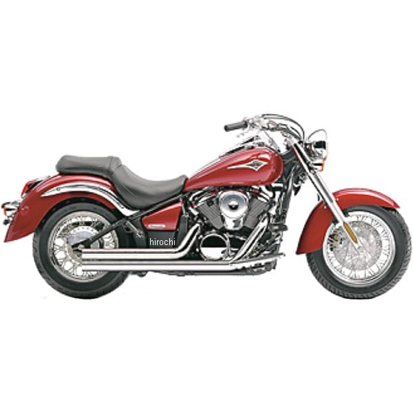 1810-2337 4718T コブラ COBRA フルエキゾースト スピードスター ストレートカット ショート 06年-16年 VN900 バルカン クローム