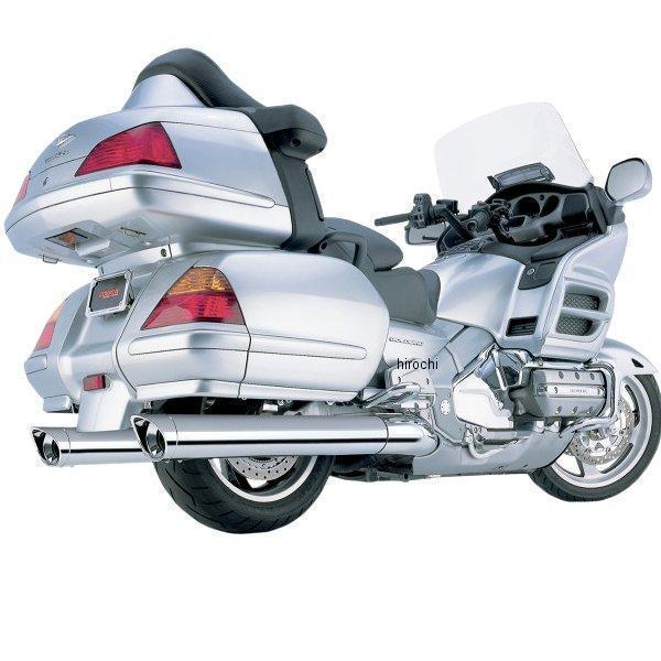 1811-2290 1215 コブラ COBRA スリップオンマフラー スカラップ 4インチ 01年-11年 ゴールドウィング GL1800 クローム